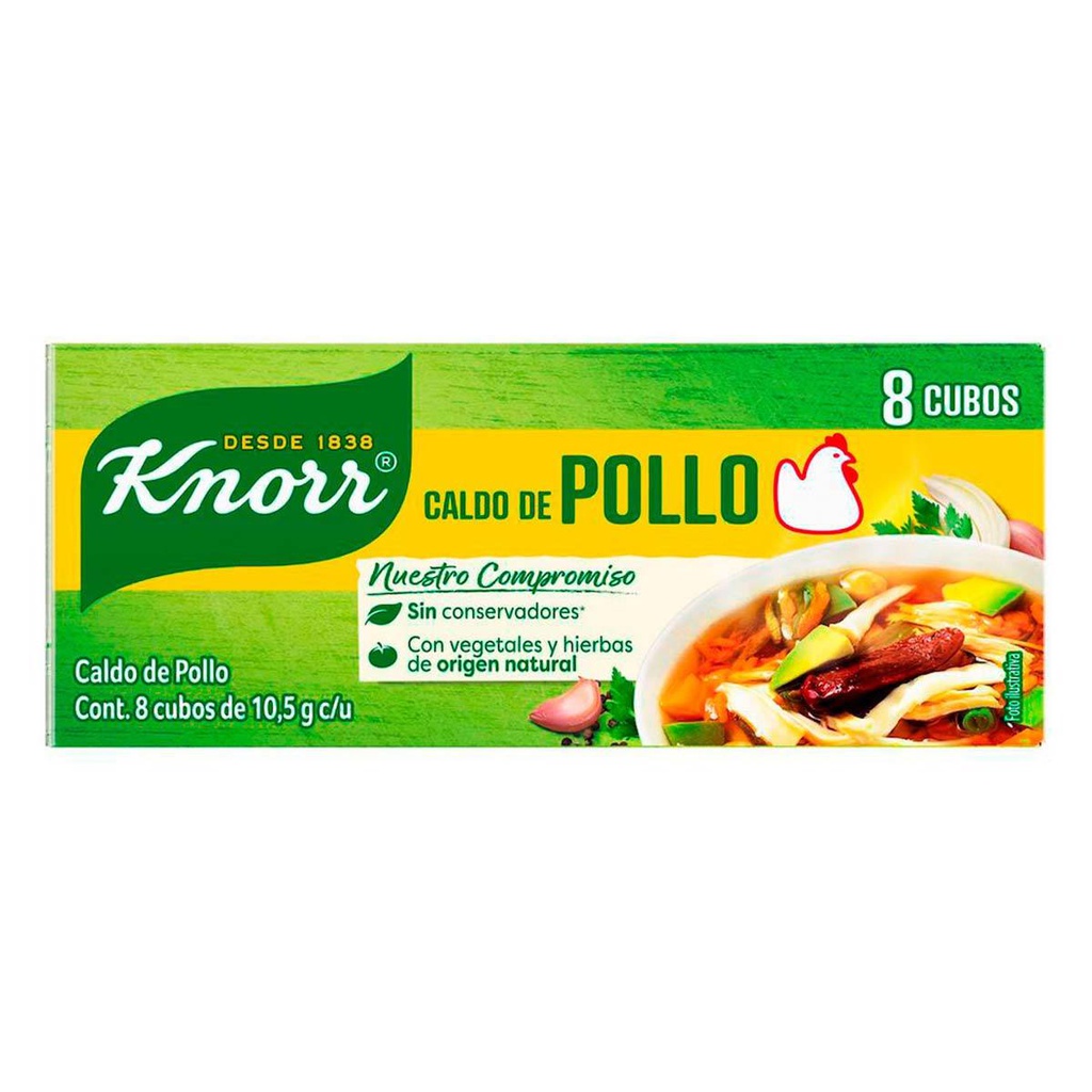 KNORR CUBOS DE CALDO DE POLLO