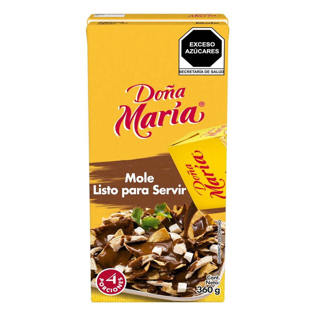 DOÑA MARIA MOLE LISTO PARA SERVIR