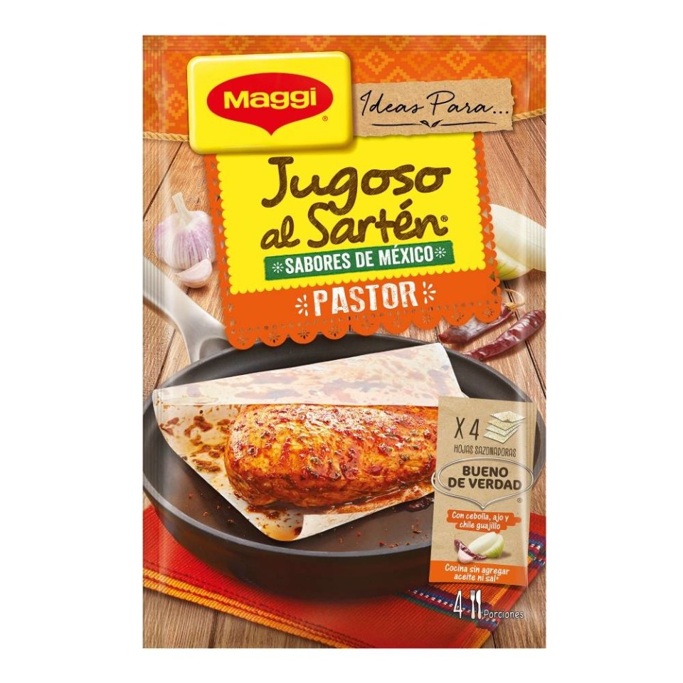 MAGGI JUGOSO AL SARTEN  AL PASTOR