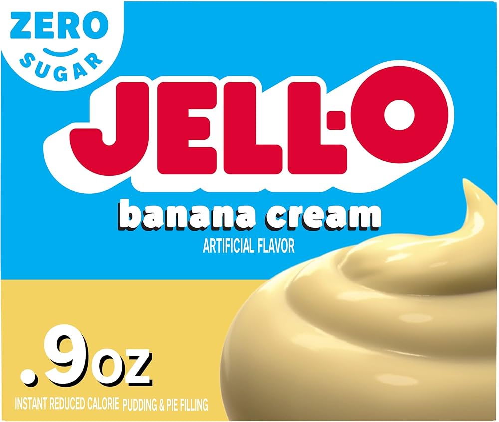 JELL-O BANANA CREAM SUGAR FREE