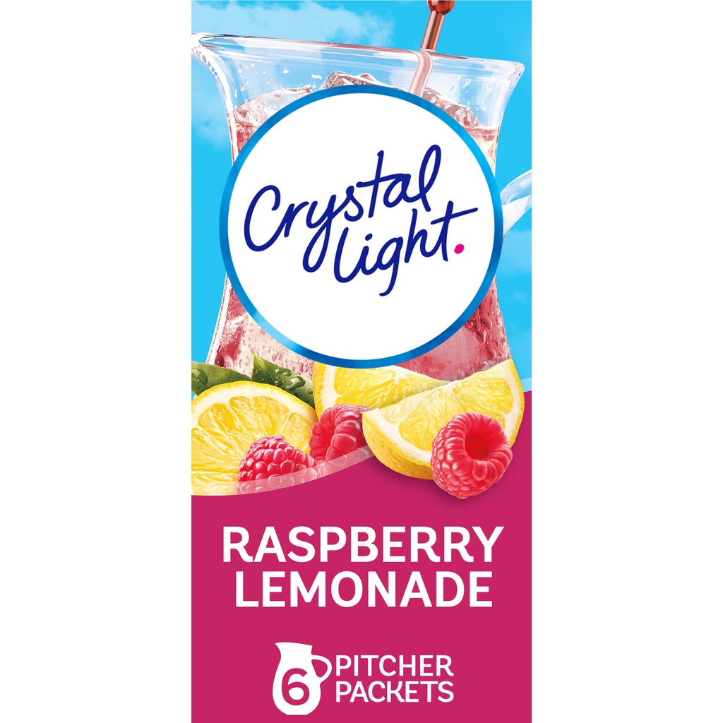 CRYSTAL LIGHT RASPBERRY LEMONADE PITCHER