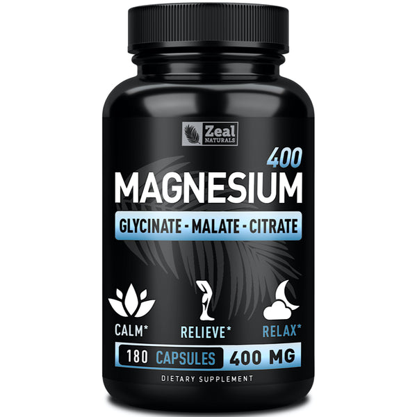 MAGNESIUM GLYCINATE MALATE CITRATE ZEAL NATURAL