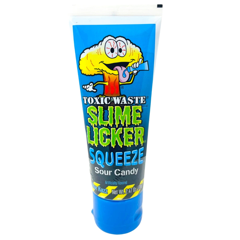 SLIME LICKER SQUEEZE SOUR CANDY BLUE RAZZ