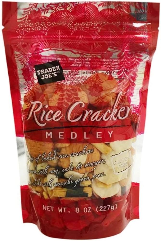 TRADER JOES RICE CRACKERS MEDLEY