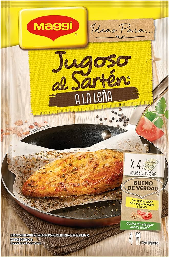 MAGGI JUGOSO AL SARTÉN A LA LEÑA