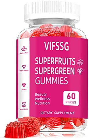 VIFSSG SUPERFRUITS SUPERGREEN GUMMIES 60 PIECES