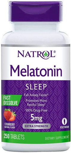 NATROL MELATONINA  SLEEP 5MG TABLETS