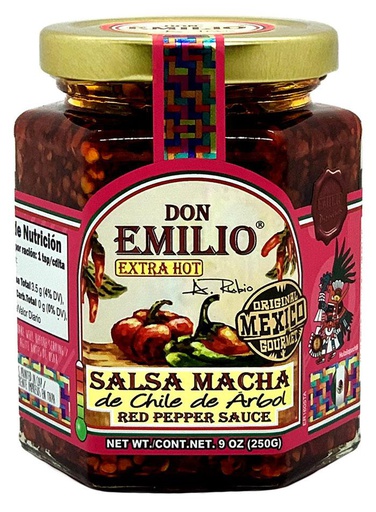 DON EMILIO SALSA MACHA DE CHILE DE ARBOL