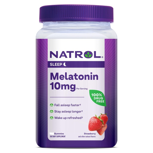 NATROL MELATONINA GUMMIES 10MG