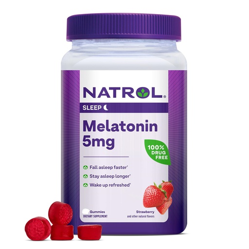NATROL MELATONINA GUMMIES 5MG
