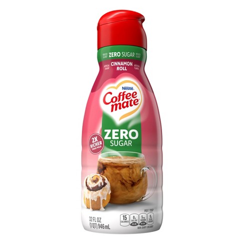 COFFEE MATE ZERO SUGAR CINNAMON ROLL LIQUIDO