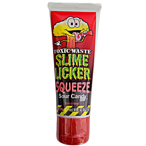 SLIME LICKER SQUEEZE SOUR CANDY CHERRY