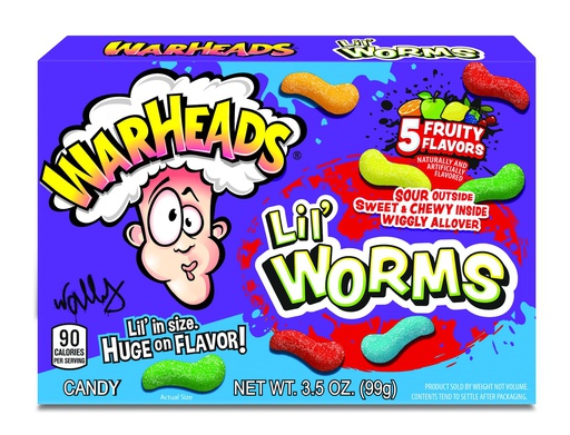 WARHEADS LIL´ WORMS BOX